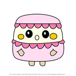 How to Draw Mokarotchi from Tamagotchi