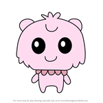 How to Draw Mokofuritchi from Tamagotchi