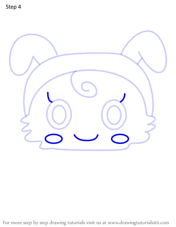 How to Draw Momotchi from Tamagotchi (Tamagotchi) Step by Step ...