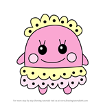 How to Draw Ms. Frill from Tamagotchi