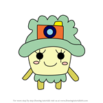 How to Draw Nachuratchi from Tamagotchi