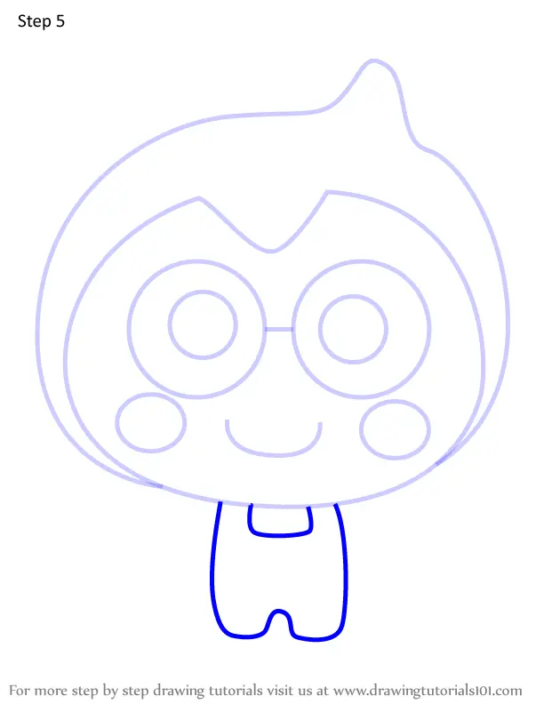 How to Draw Nandetchi from Tamagotchi (Tamagotchi) Step by Step ...