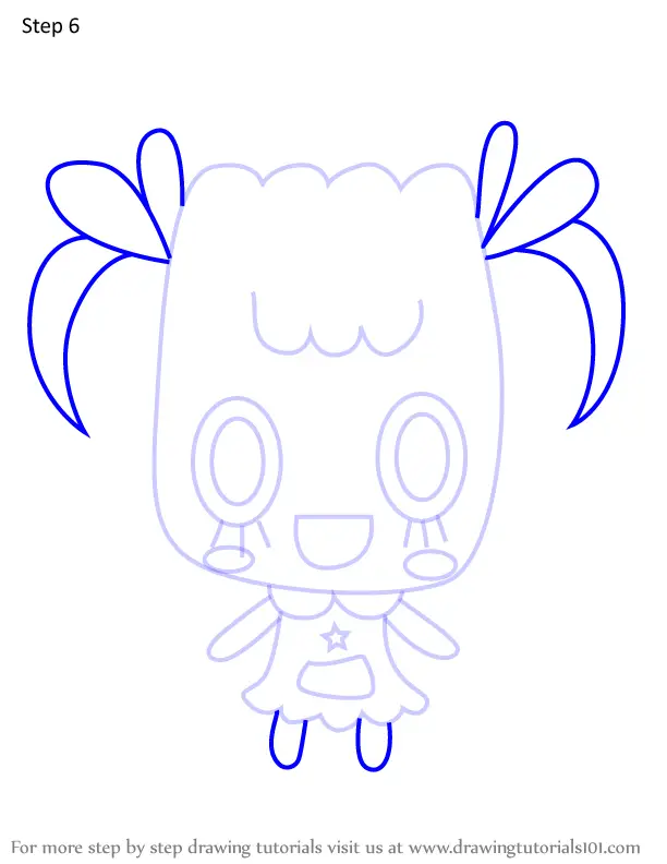 How to Draw Pacchiritchi from Tamagotchi (Tamagotchi) Step by Step ...