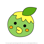 How to Draw Pachikutchi from Tamagotchi