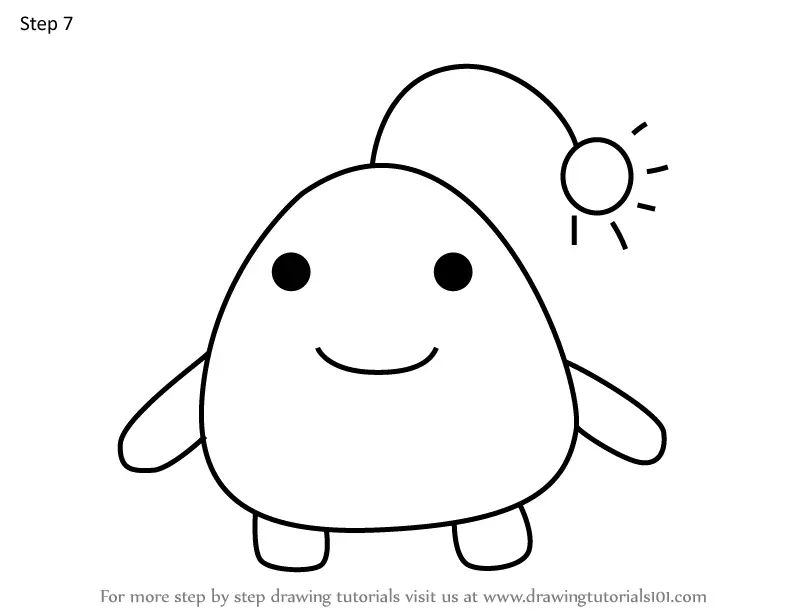 How to Draw Pirorirotchi from Tamagotchi (Tamagotchi) Step by Step ...