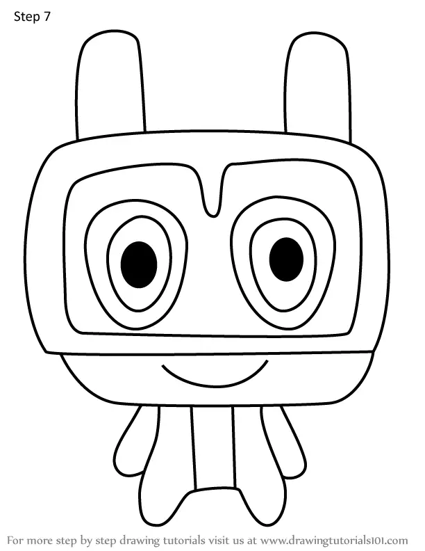 How to Draw Principal Omen from Tamagotchi (Tamagotchi) Step by Step ...