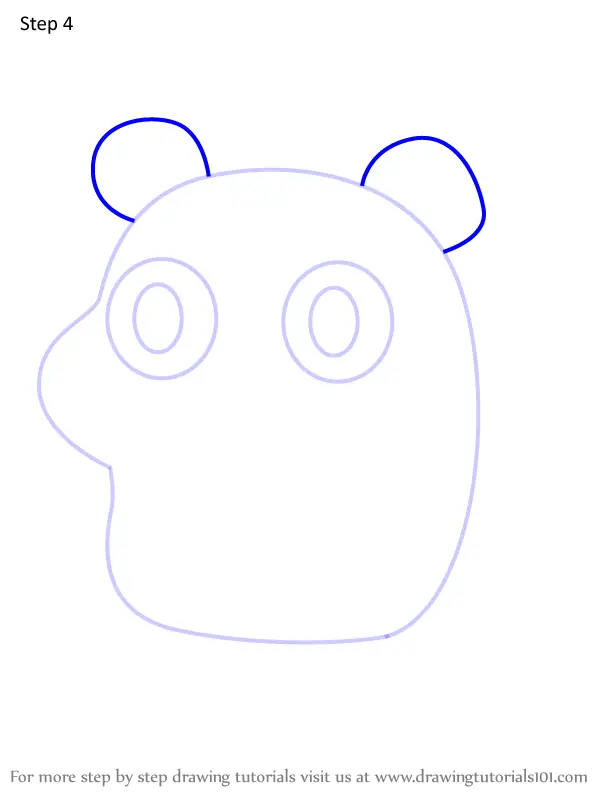 How to Draw Pyonchitchi from Tamagotchi (Tamagotchi) Step by Step ...