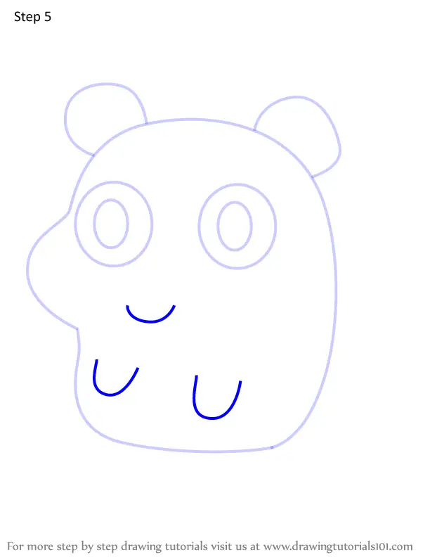 How to Draw Pyonchitchi from Tamagotchi (Tamagotchi) Step by Step ...