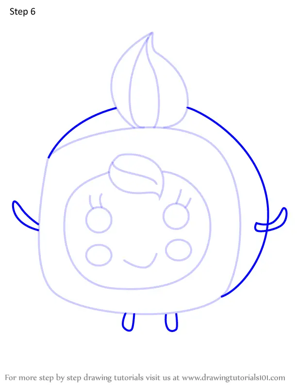 How to Draw Rolltchi from Tamagotchi (Tamagotchi) Step by Step ...