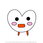 How to Draw ShiroHeartchi from Tamagotchi