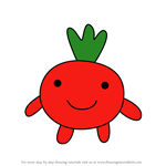 How to Draw Tomatchi from Tamagotchi