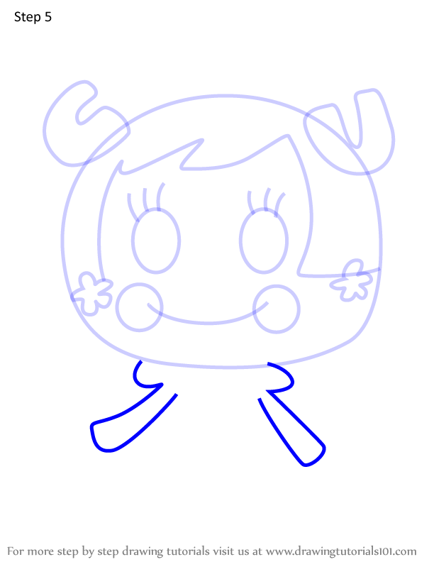 How to Draw Uniqlotchi from Tamagotchi (Tamagotchi) Step by Step ...