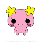How to Draw Violetchi from Tamagotchi