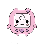 How to Draw Watchlin from Tamagotchi