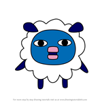 How to Draw Wooltchi from Tamagotchi