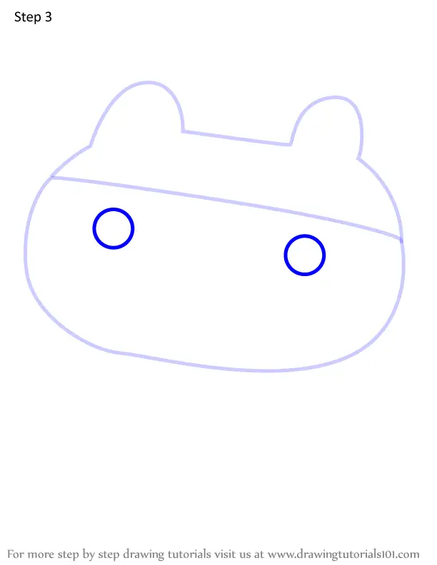 How to Draw Young Mametchi from Tamagotchi (Tamagotchi) Step by Step ...