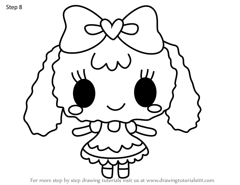 How to Draw Yumemi Alice from Tamagotchi (Tamagotchi) Step by Step ...