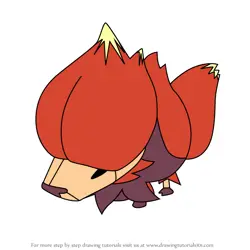 How to Draw Banapi from Temtem