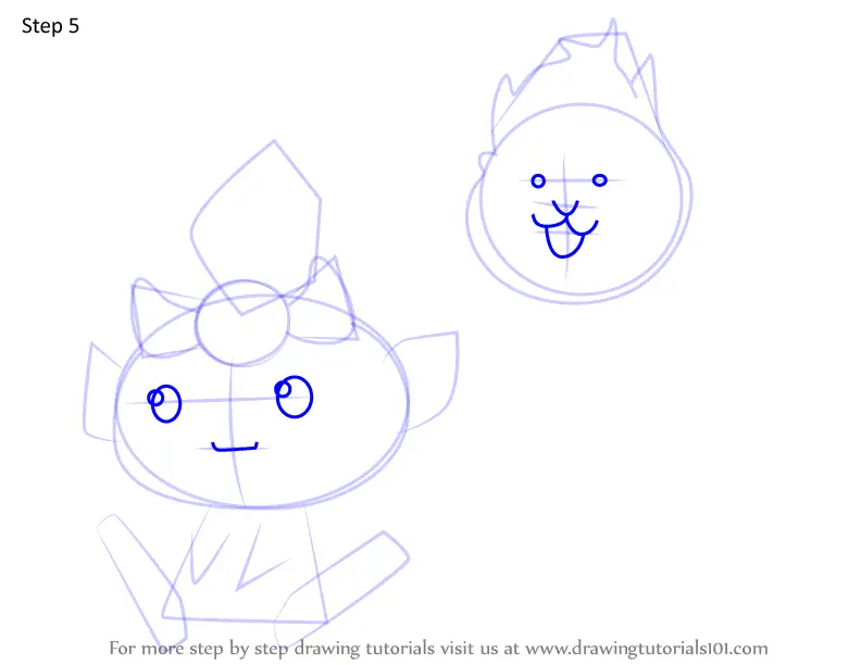 How to Draw Bora from The Battle Cats (The Battle Cats) Step by Step