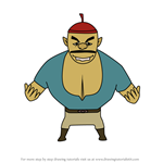 How to Draw Dampa from The Legend of Zelda The Wind Waker