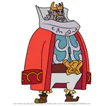 How to Draw Daphnes Nohansen Hyrule from The Legend of Zelda The Wind Waker
