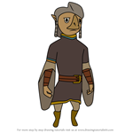 How to Draw Ilari from The Legend of Zelda The Wind Waker