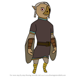 How to Draw Kogoli from The Legend of Zelda The Wind Waker