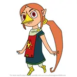 How to Draw Medli from The Legend of Zelda The Wind Waker