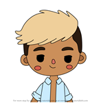 How to Draw Aiden from Toca Life World