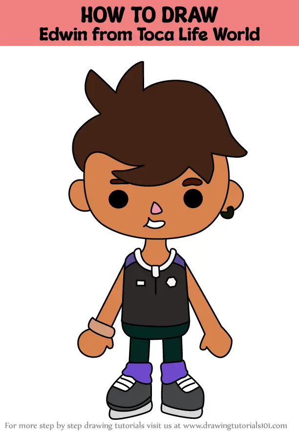 How to Draw Edwin from Toca Life World (Toca Life World) Step by Step ...