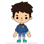 How to Draw Hiroki from Toca Life World