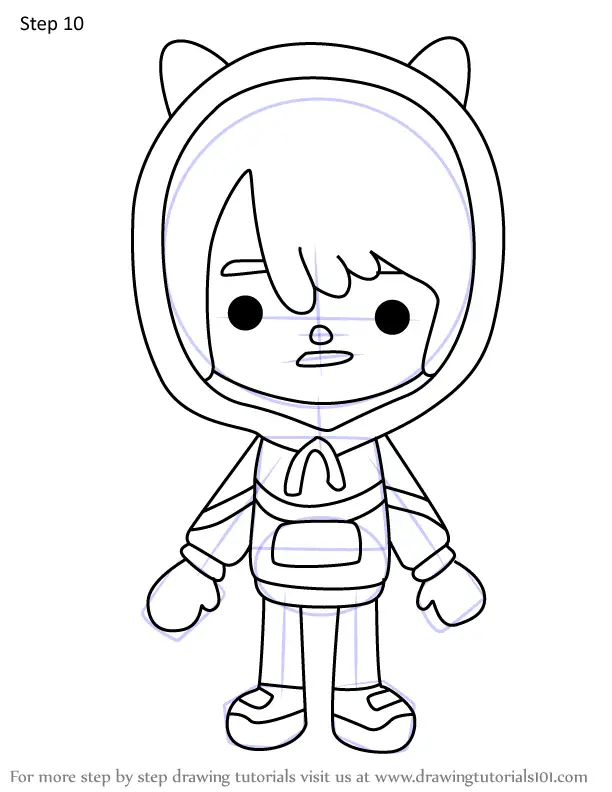 How to Draw Zeke from Toca Life World (Toca Life World) Step by Step ...