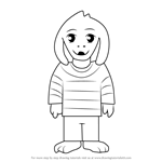 How to Draw Asriel from Undertale