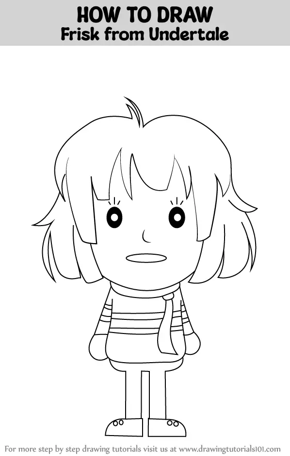 frisk (undertale) drawn by tadeno