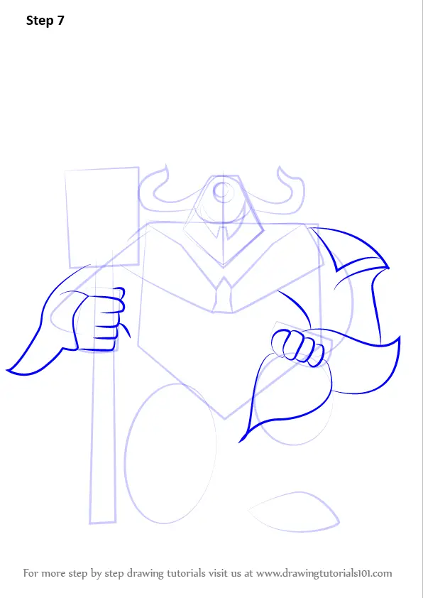 How to Draw Knight Knight from Undertale (Undertale) Step by Step ...