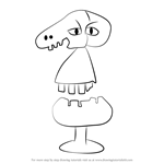 How to Draw Mad Dummy from Undertale