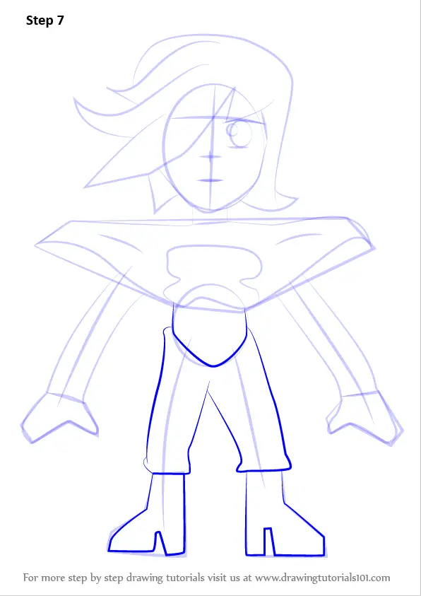 How to Draw Mettaton Overworld EX from Undertale (Undertale) Step by