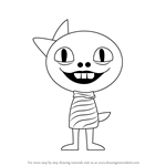 How to Draw Monster Kid from Undertale