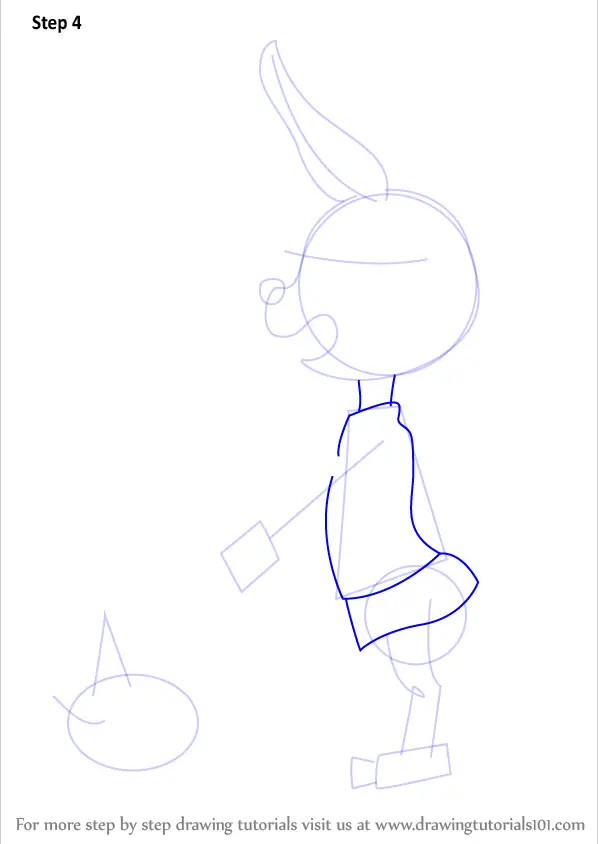 How to Draw Rabbit Girl from Undertale (Undertale) Step by Step ...