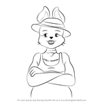 How to Draw Snowdin Shopkeeper from Undertale