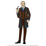 How to Draw Robert Byng from We Happy Few