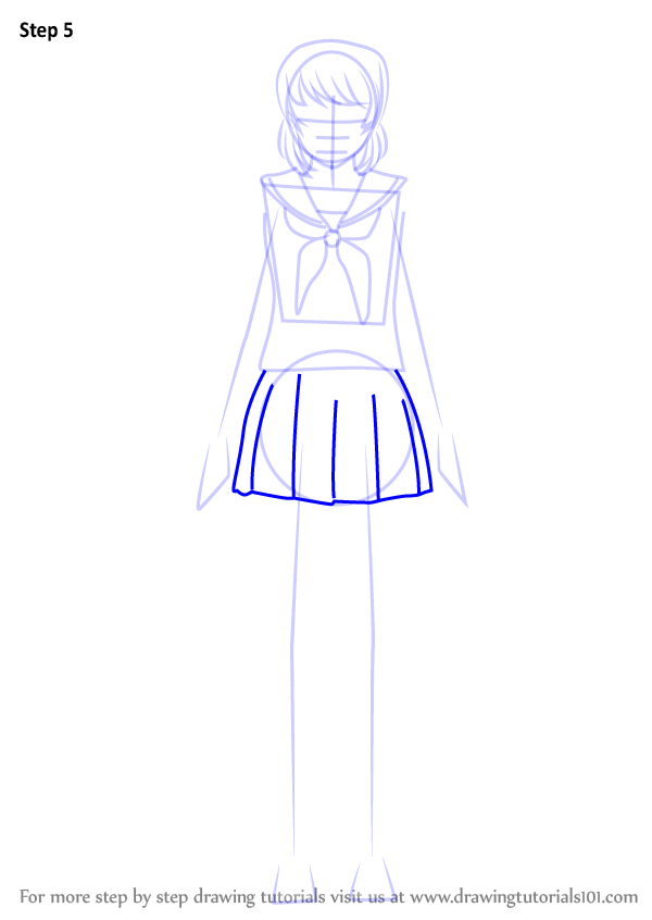 How to Draw Osana Najimi from Yandere Simulator (Yandere Simulator ...