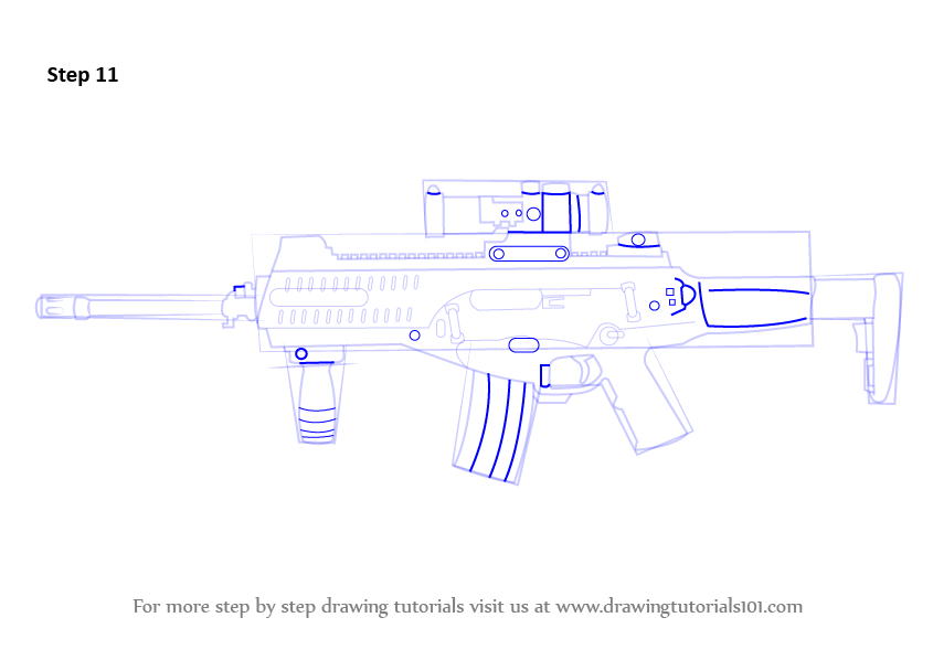 Как нарисовать p90