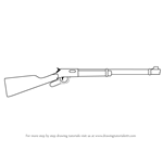 How to Draw a Winchester Rifle