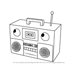 How to Draw Boombox from Don't Hug Me I'm Scared
