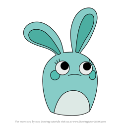 How to Draw Light Blue Hemka from Hanazuki