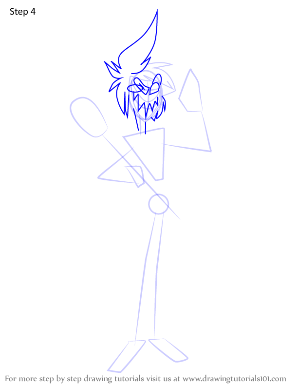 How To Draw Alastor From Hazbin Hotel Hazbin Hotel Step By Step