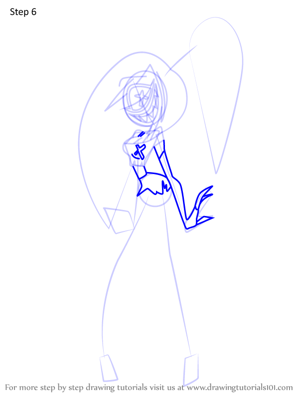 How To Draw Cherri Bomb From Hazbin Hotel (hazbin Hotel) Step By Step 