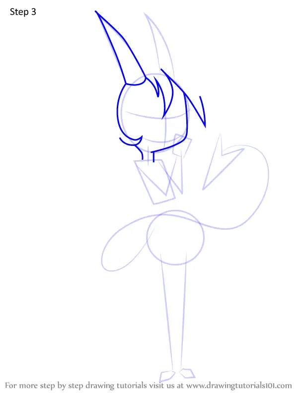 How to Draw Millie from Hazbin Hotel (Hazbin Hotel) Step by Step ...